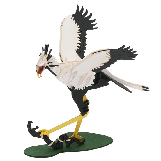 Maquette 3d en papier serpentaire