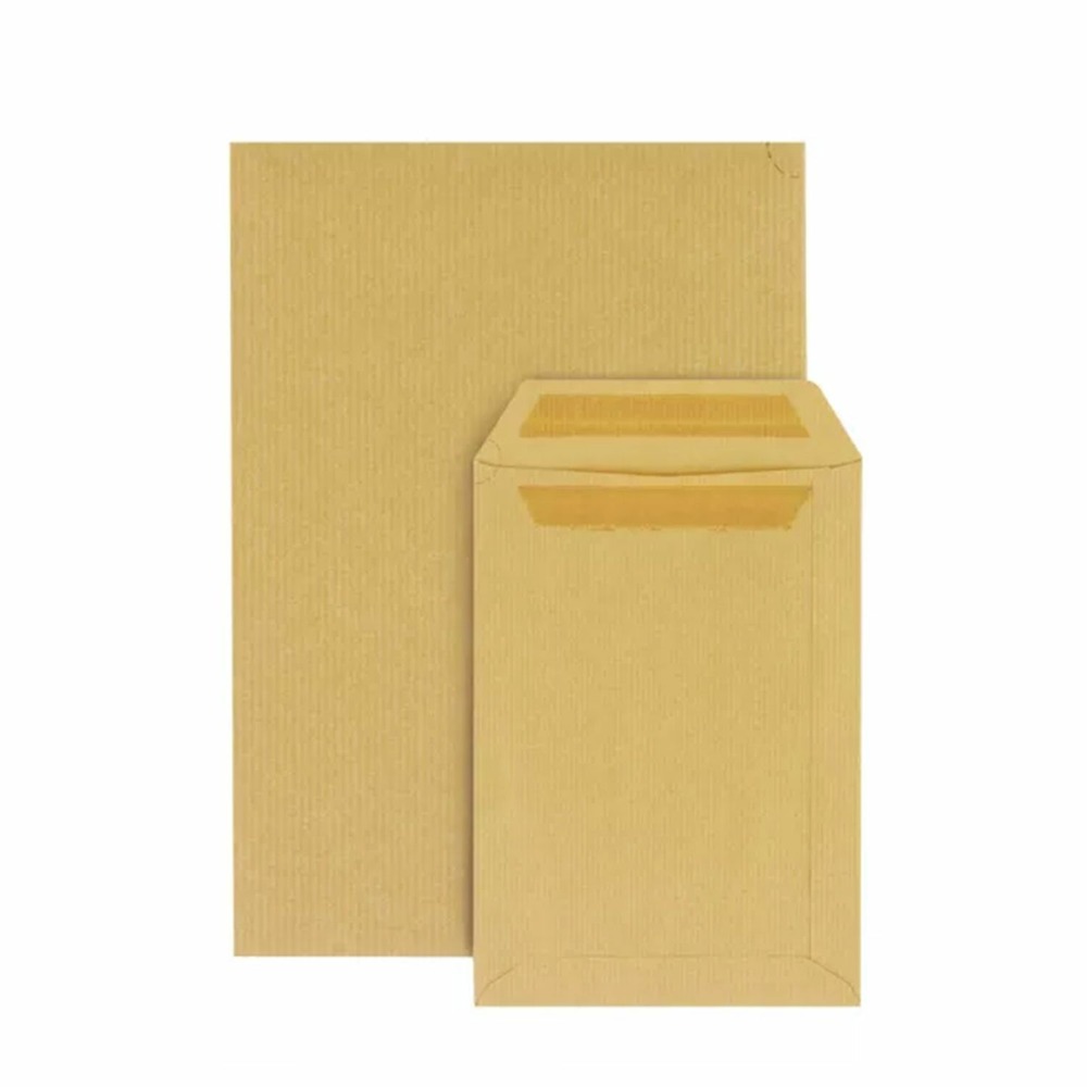 50 pochettes en papier kraft - 17,6 x 25 cm