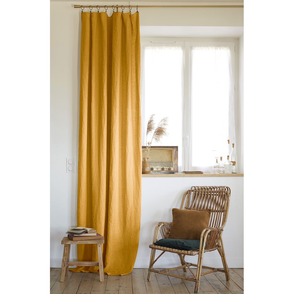 Rideau lin lave collection soline