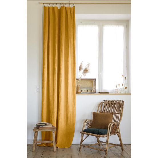 Rideau lin lave collection soline