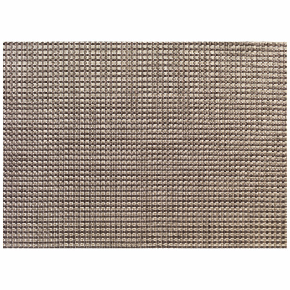 Set de table maille epaisse marron et doré 45 x 30 cm - pujadas