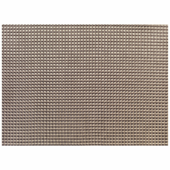Set de table maille epaisse marron et doré 45 x 30 cm - pujadas