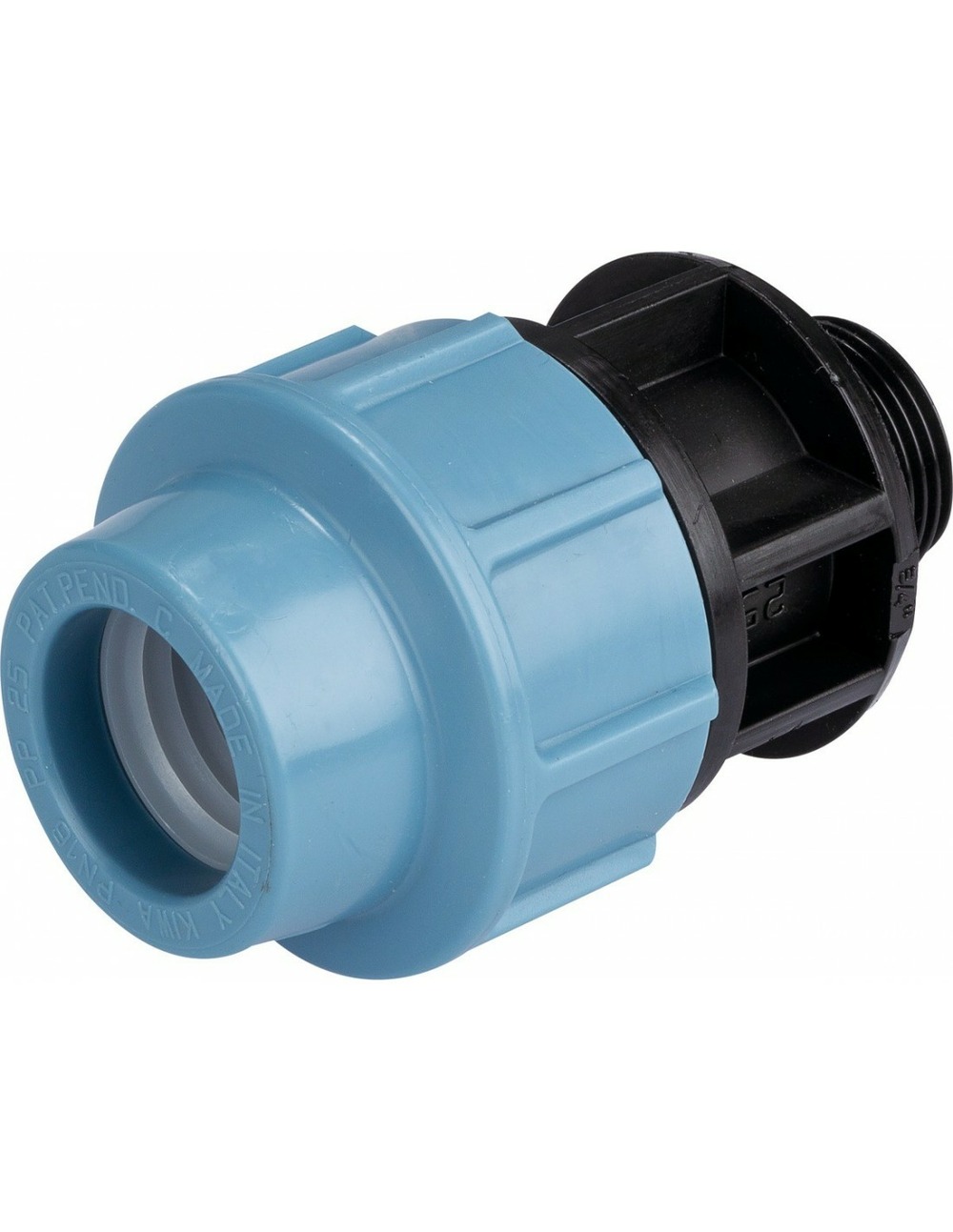 Raccord pour tuyau polyéthylène droit mâle 25mm - 20x27