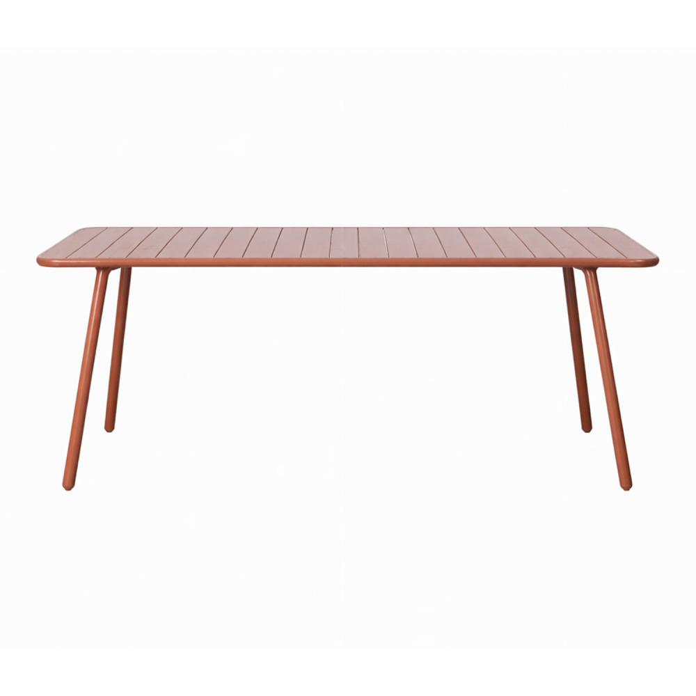 Table de jardin 8-10 places 200cm terracotta bergame