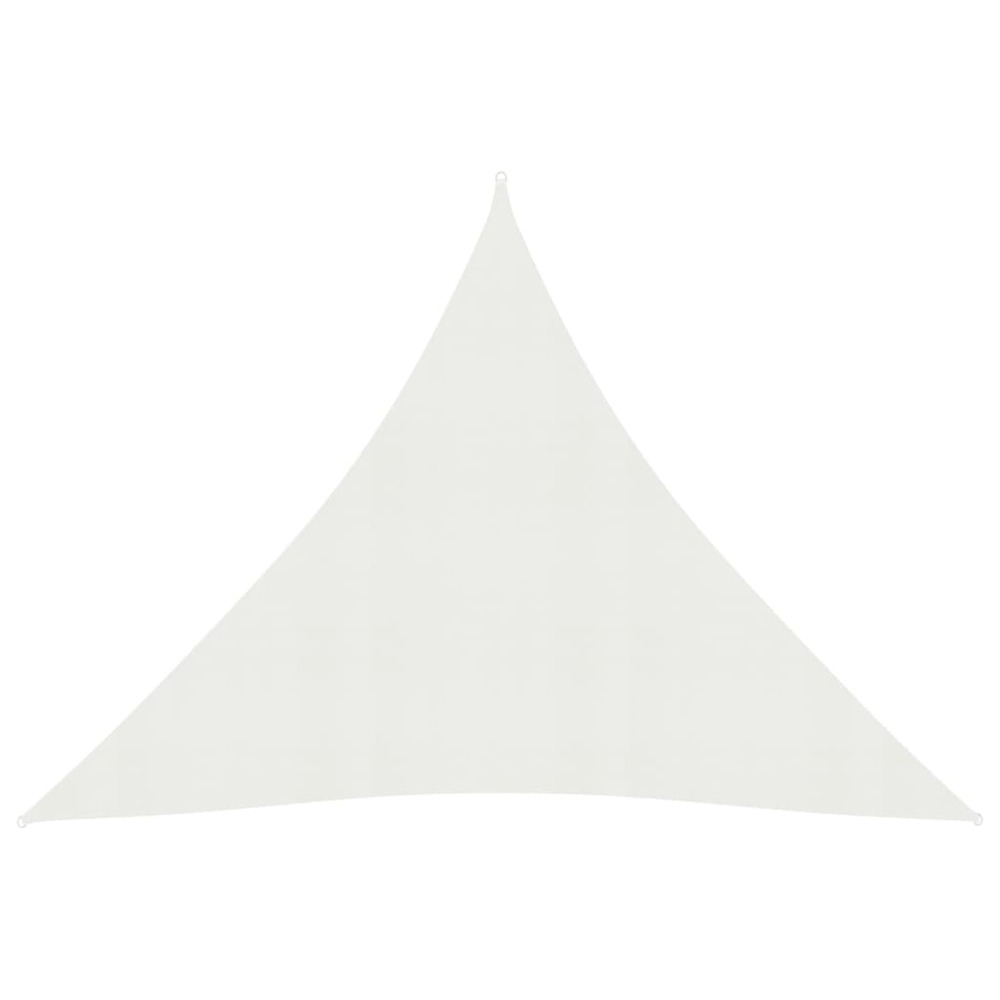 Voile toile d'ombrage parasol 160 g/m² 4 x 4 x 4 m pehd blanc