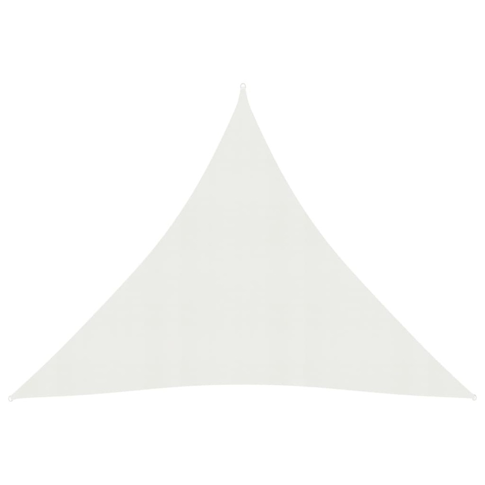 Voile toile d'ombrage parasol 160 g/m² 4 x 4 x 4 m pehd blanc