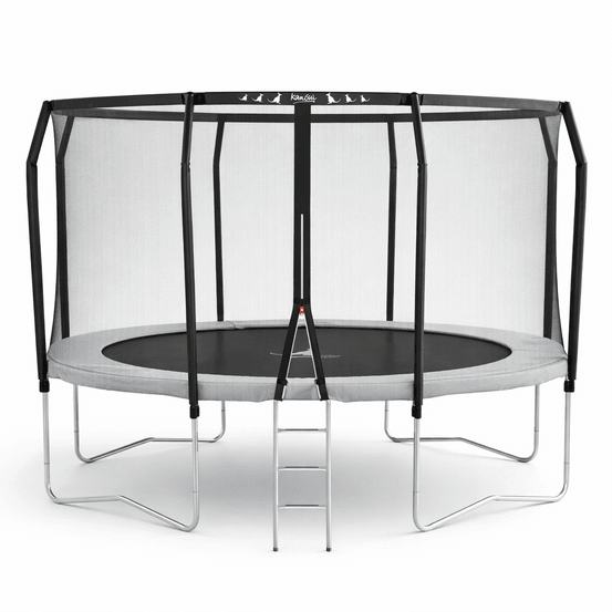Trampoline premium ø 430 cm avec filet de sécurité + échelle - famili 430