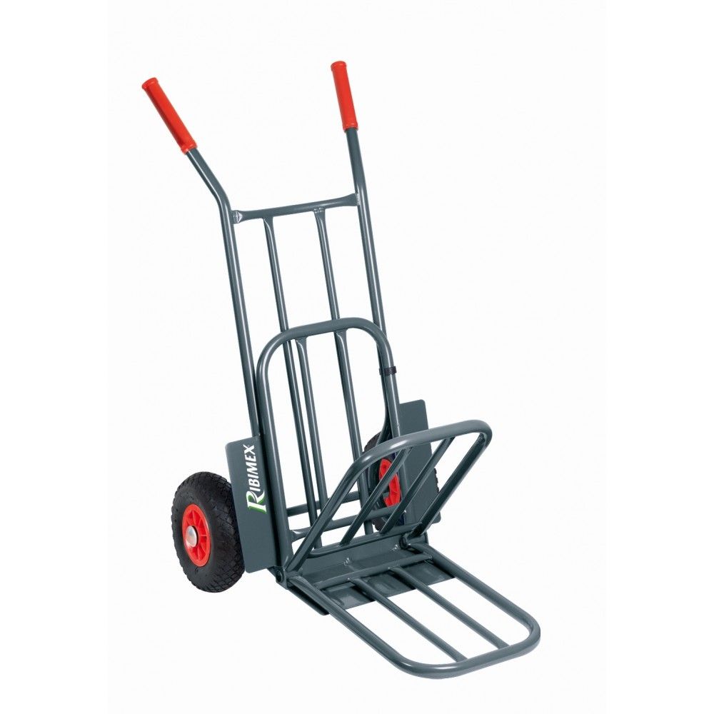 Chariot diable bavette rabattable 2 roues 250kg - prcdbv