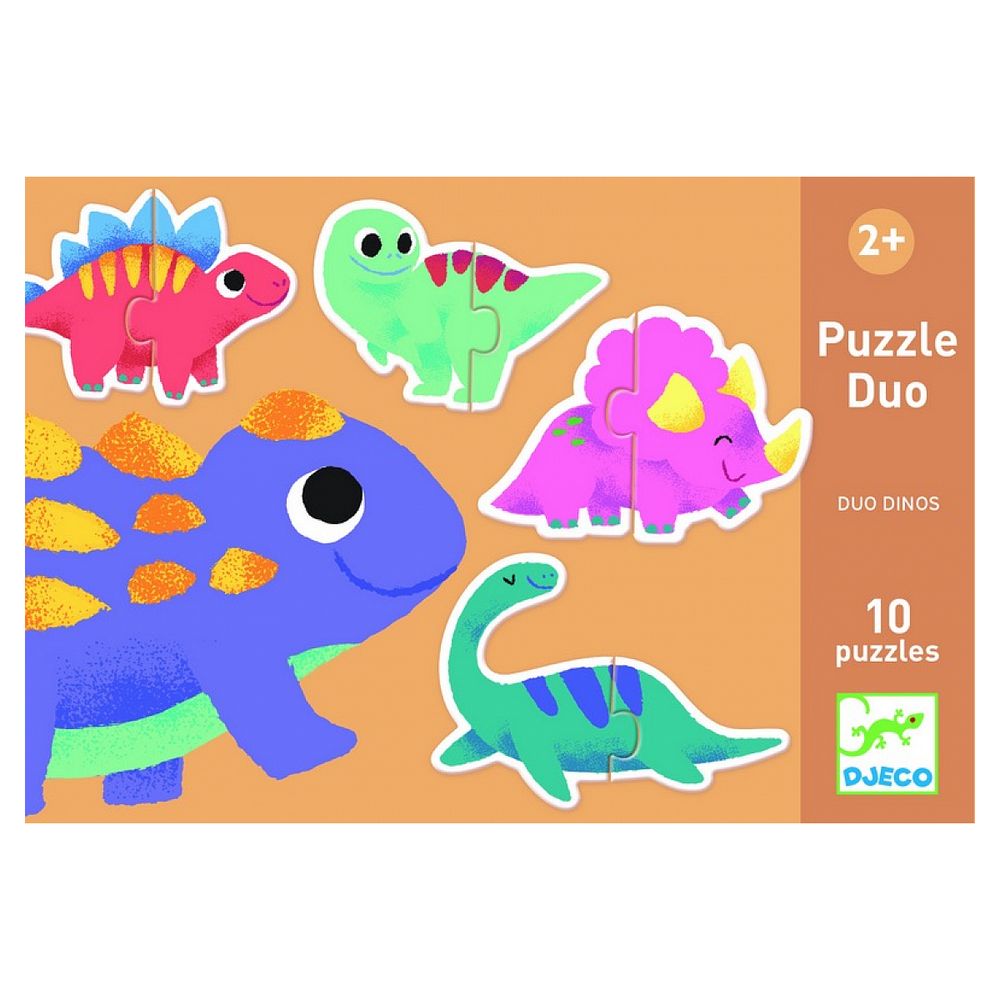 Dj08263 puzzle duo dino djeco