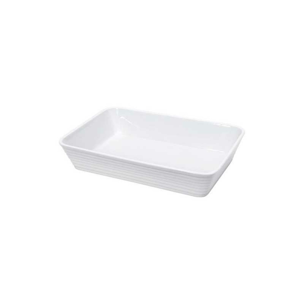 Moule a gratin rectangulaire 30x21x6 blanc kuchenprofi - 0750118230