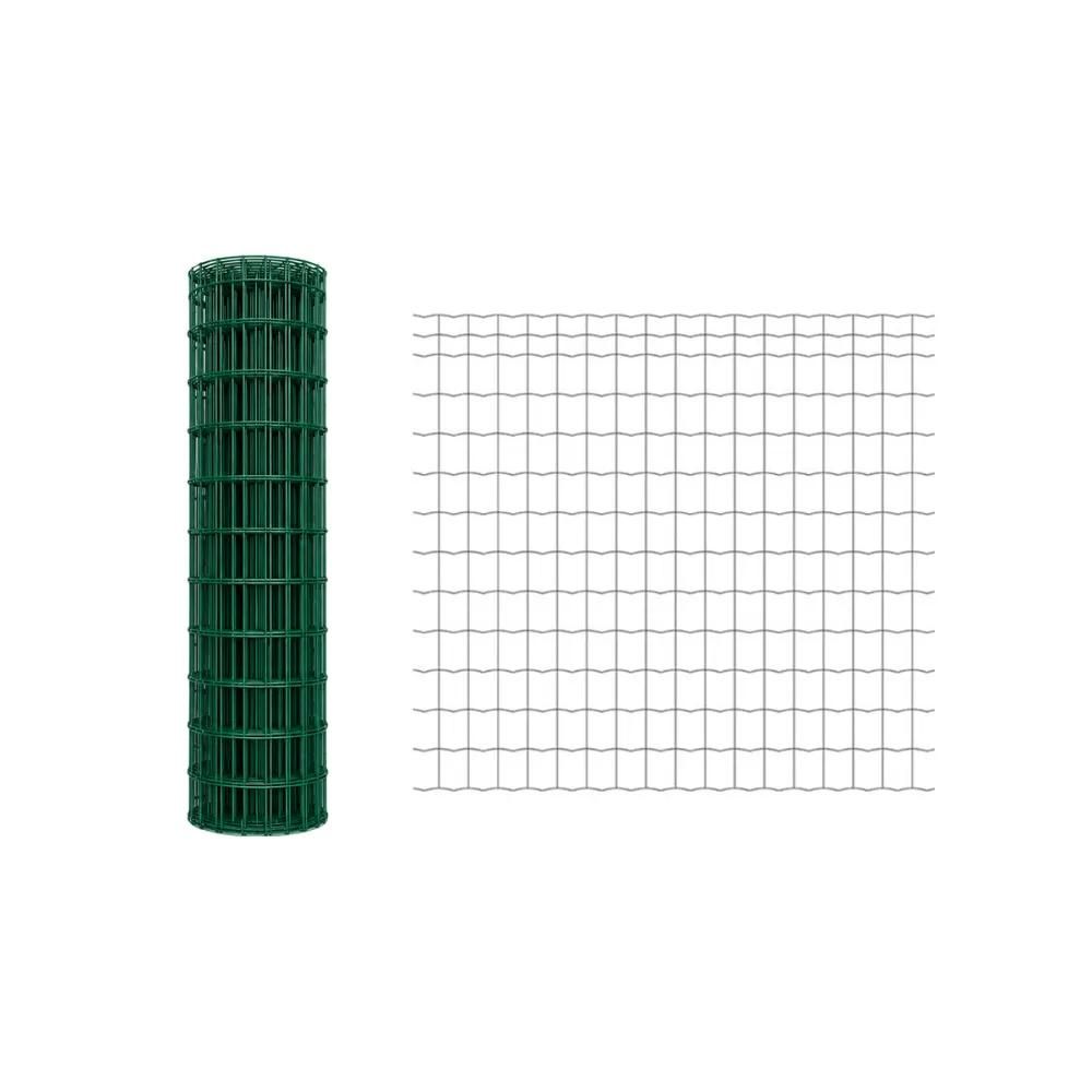 20 m de rouleau grillage soudé pvc - maille 100x50mm - fil 2,5mm - hauteur 1,50 m