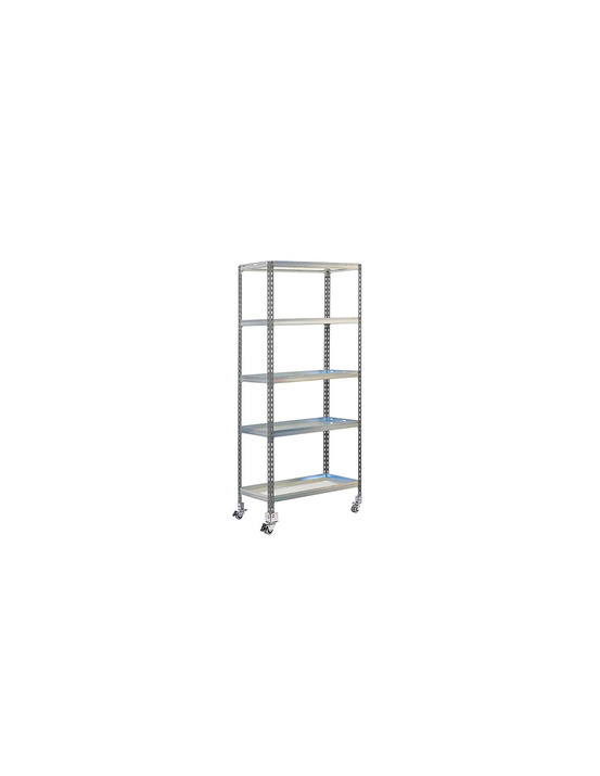 Etagère simongarden click mob. 5/300 gris/galva gris/galva 1875x900x300 - simonrack