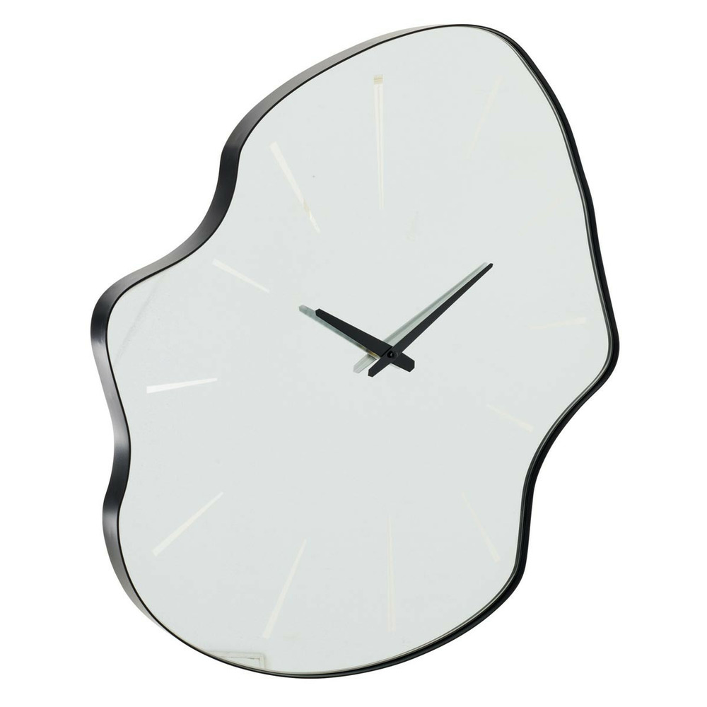 Horloge murale en verre 