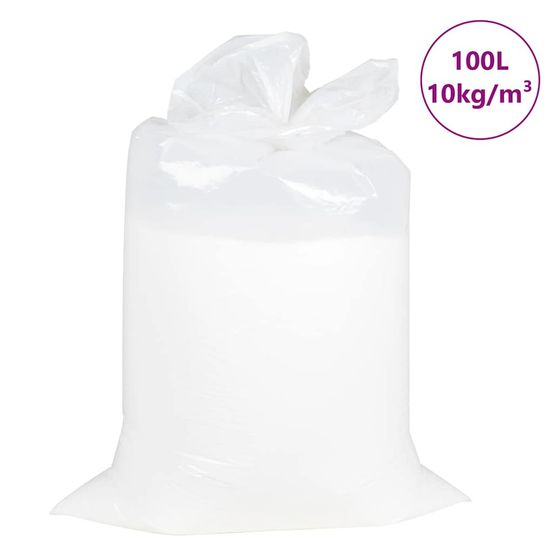 Remplissage pouf eps 100 l, blanc, 10 kg/m³