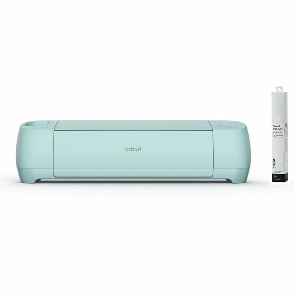 Machine de découpe cricut explore 3 + flex thermocollant blanc pailleté 90 x 33 cm