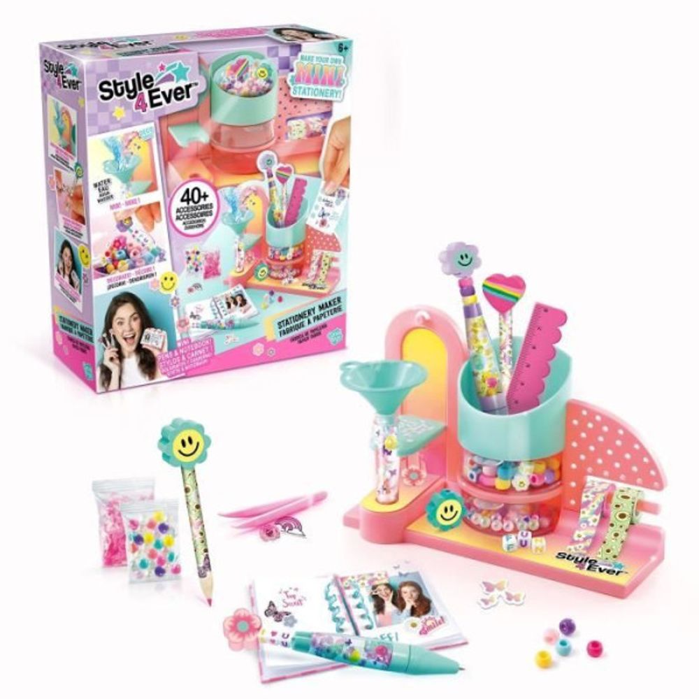 - style 4 ever - mini fabrique a papeterie: mini stylos, crayons et cahiers - ofg 323