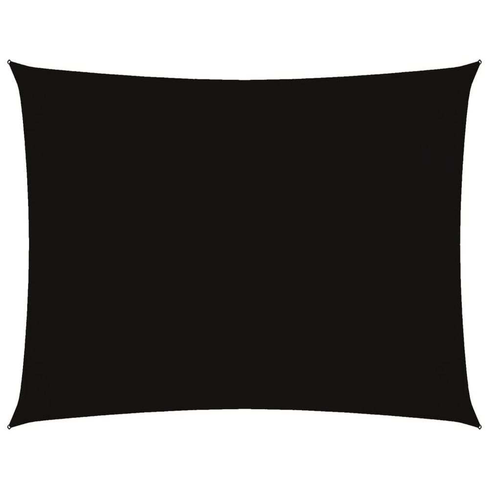 Voile de parasol tissu oxford rectangulaire 2,5x3,5 m noir