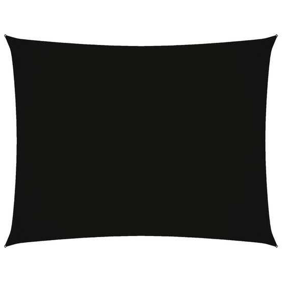 Voile de parasol tissu oxford rectangulaire 2,5x3,5 m noir