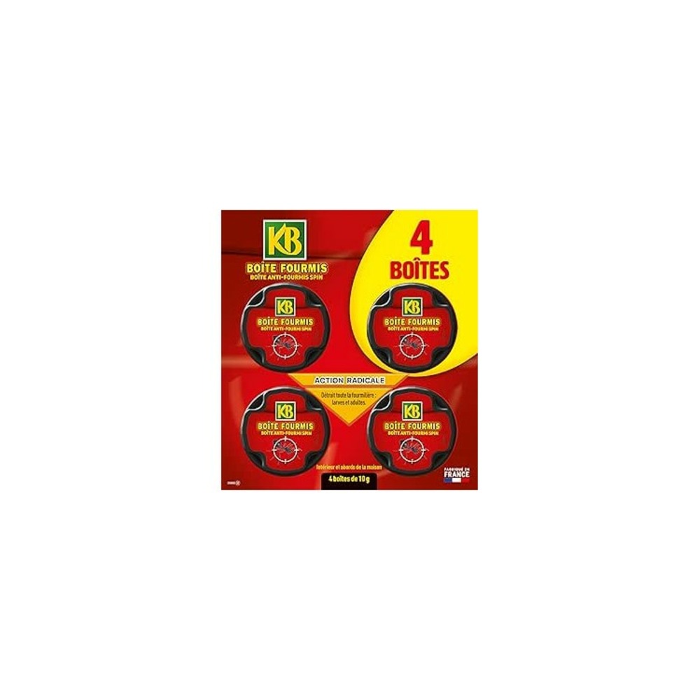 Boite anti fourmi 4 x 10 g