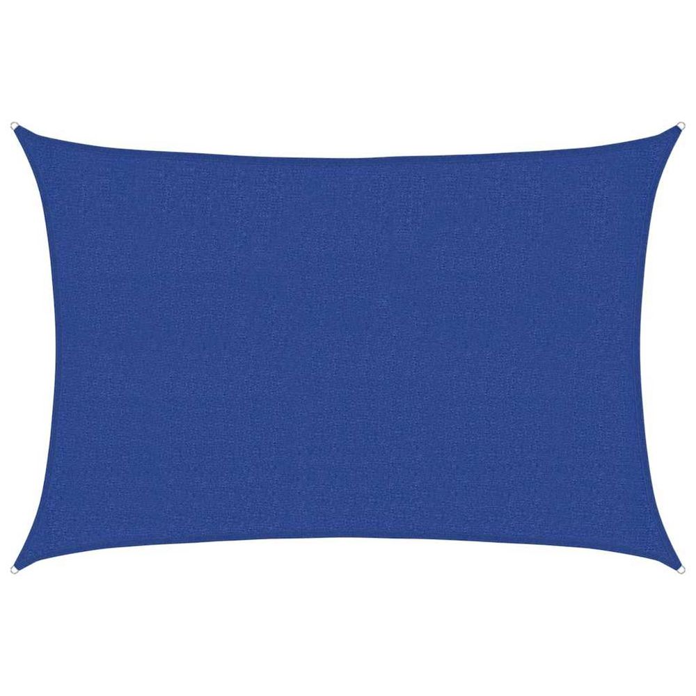 Voile d'ombrage 160 g/m² bleu 2,5x3,5 m pehd