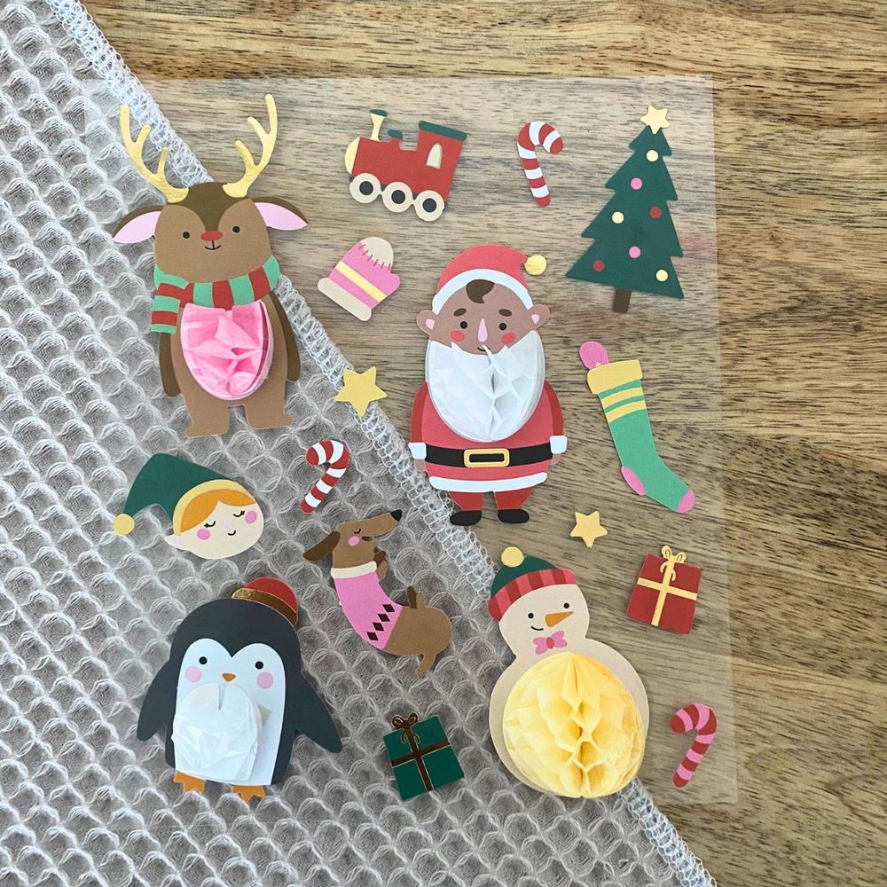Stickers 3d de noël