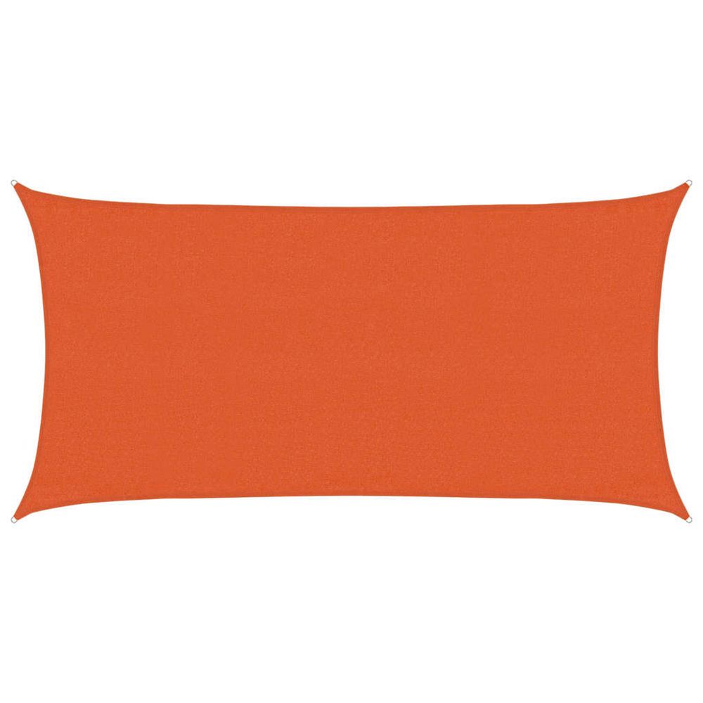 Voile d'ombrage 160 g/m² rectangulaire orange 3x6 m pehd