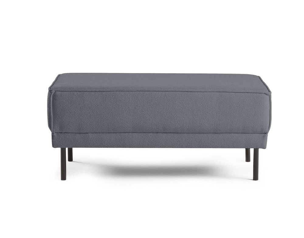 Charlie - pouf - pieds hauts - en tissu