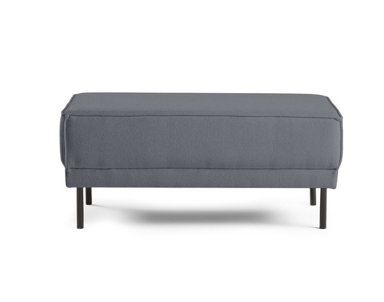 Charlie - pouf - pieds hauts - en tissu