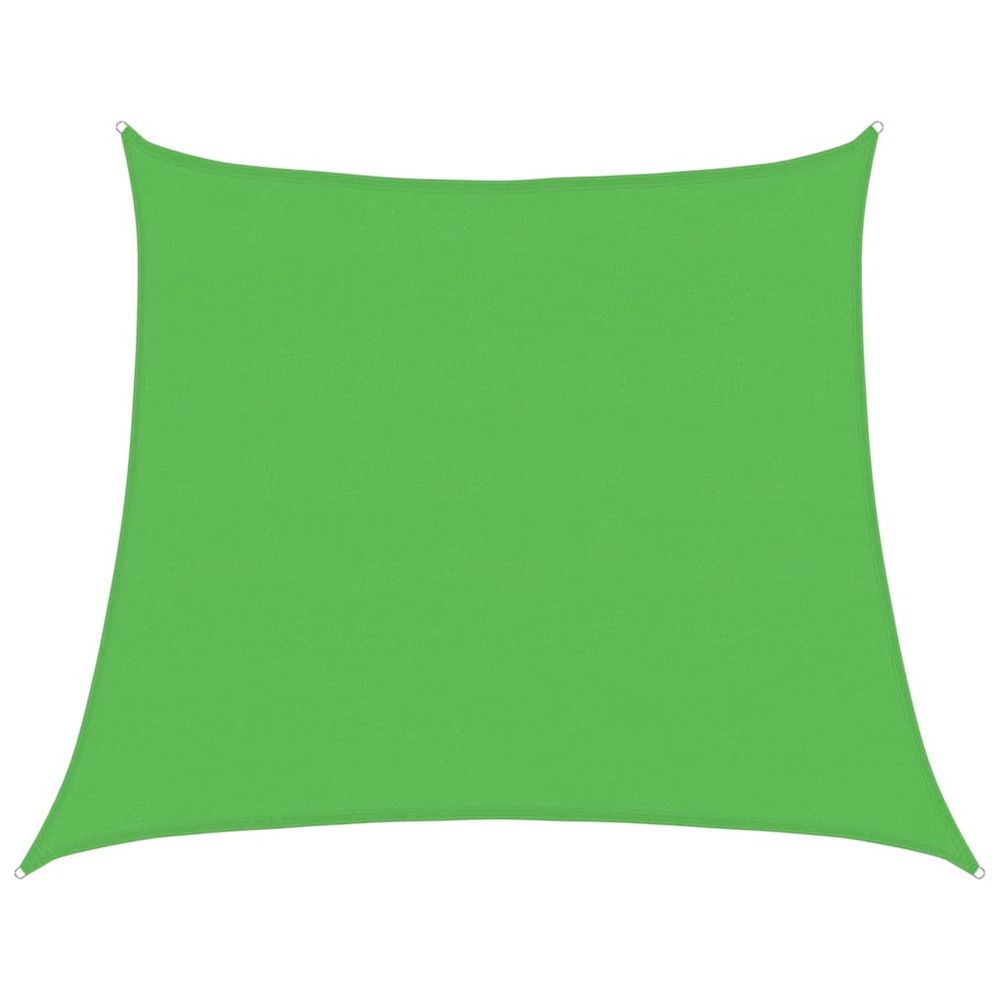Voile d'ombrage 160 g/m² trapèze vert clair 4/5x4 m pehd