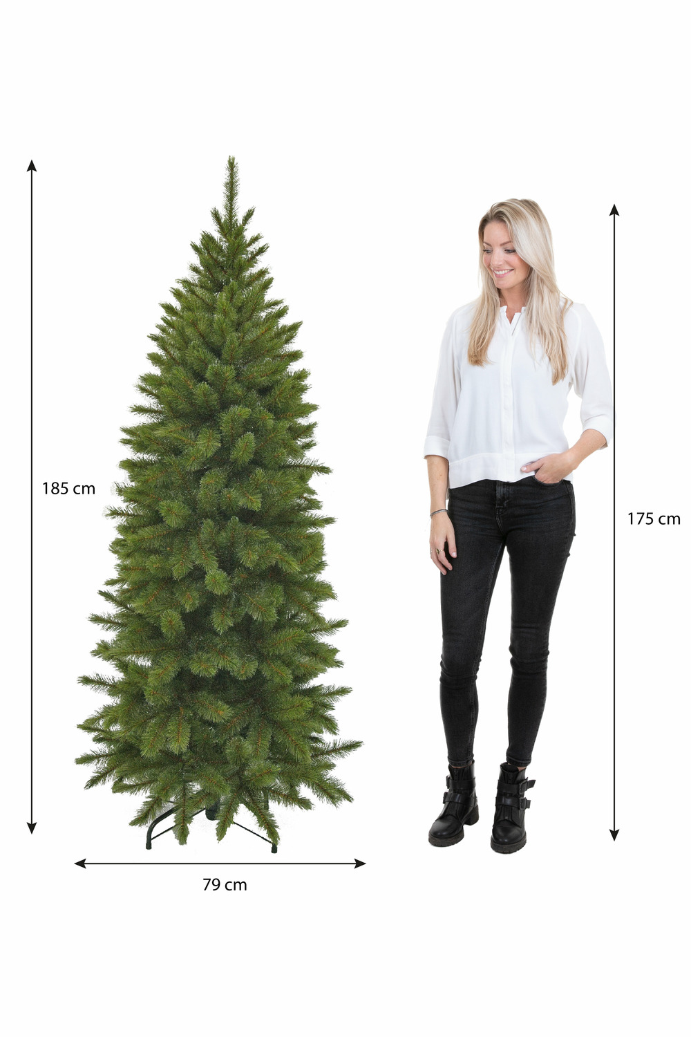 Triumph tree - sapin de noël artificiel étroit h185 | Truffaut