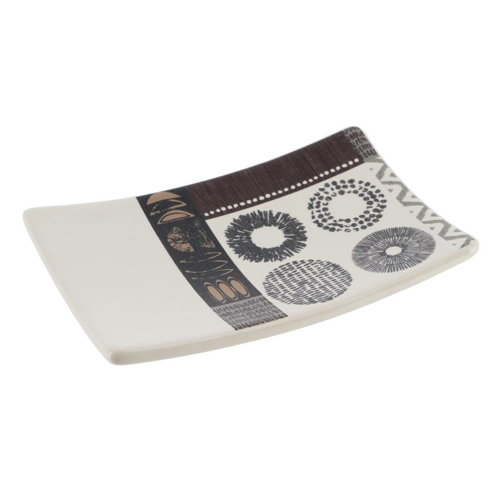 Porte savon dolomite imprime - masai