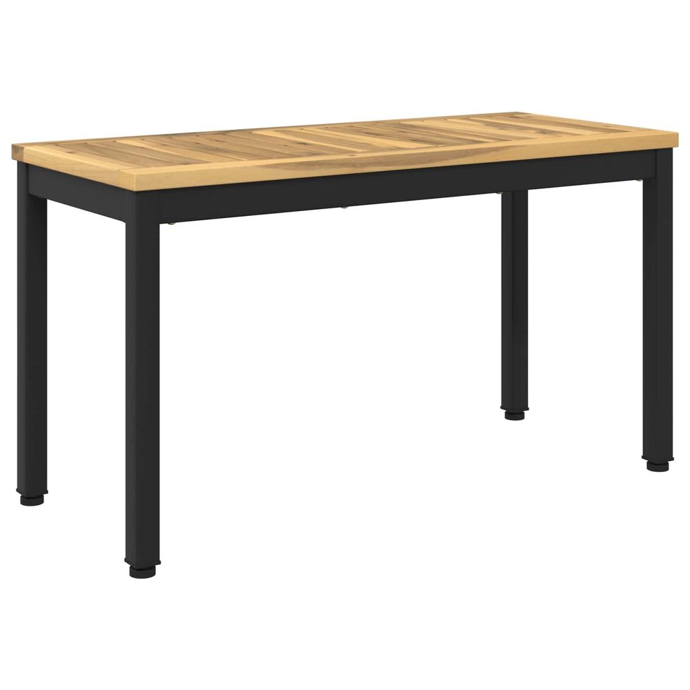 Banc de jardin 80,5 x 35 x 45 cm bois d'acacia massif