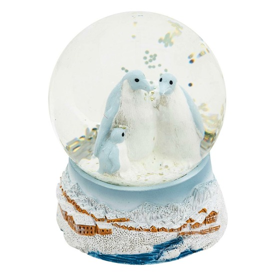 Boule neige pingouins 65mm