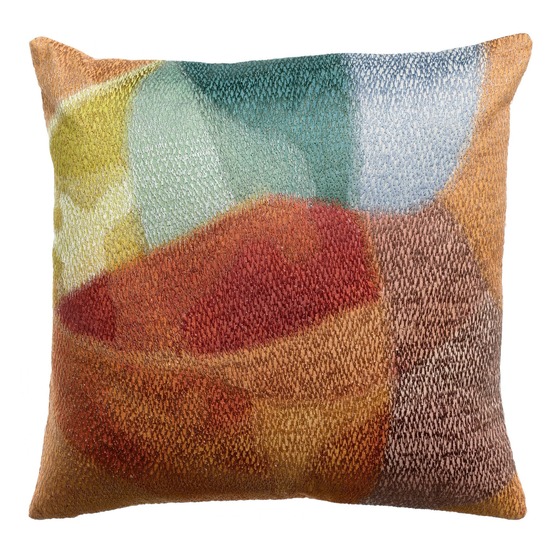 Coussin brodé nevio multico 45 x 45 cm