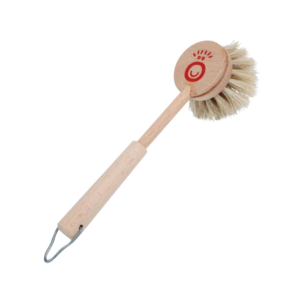 Brosse vaisselle en bois pour enfants