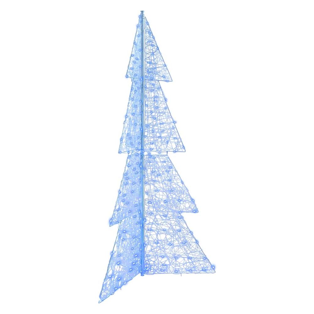 Sapin de noël 240 led bleu 180 cm acrylique