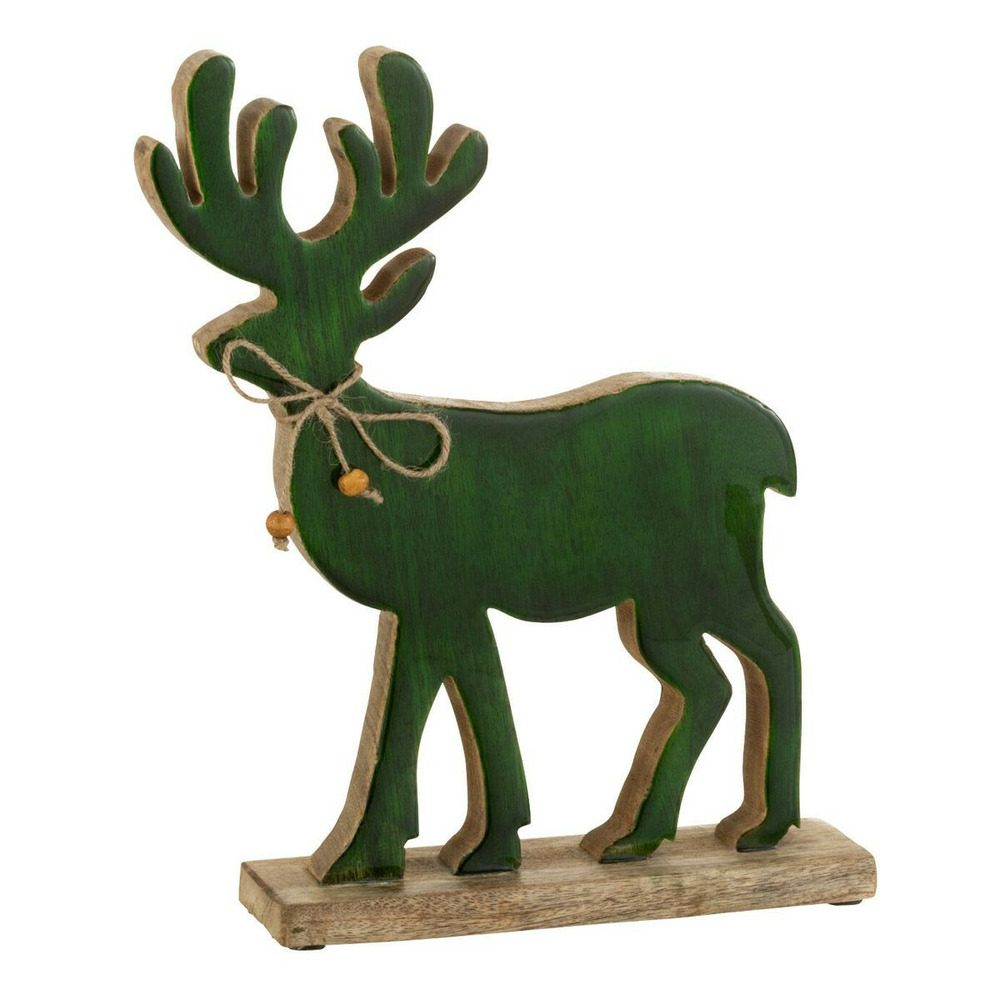 Statuette déco renne gabriel 30cm vert