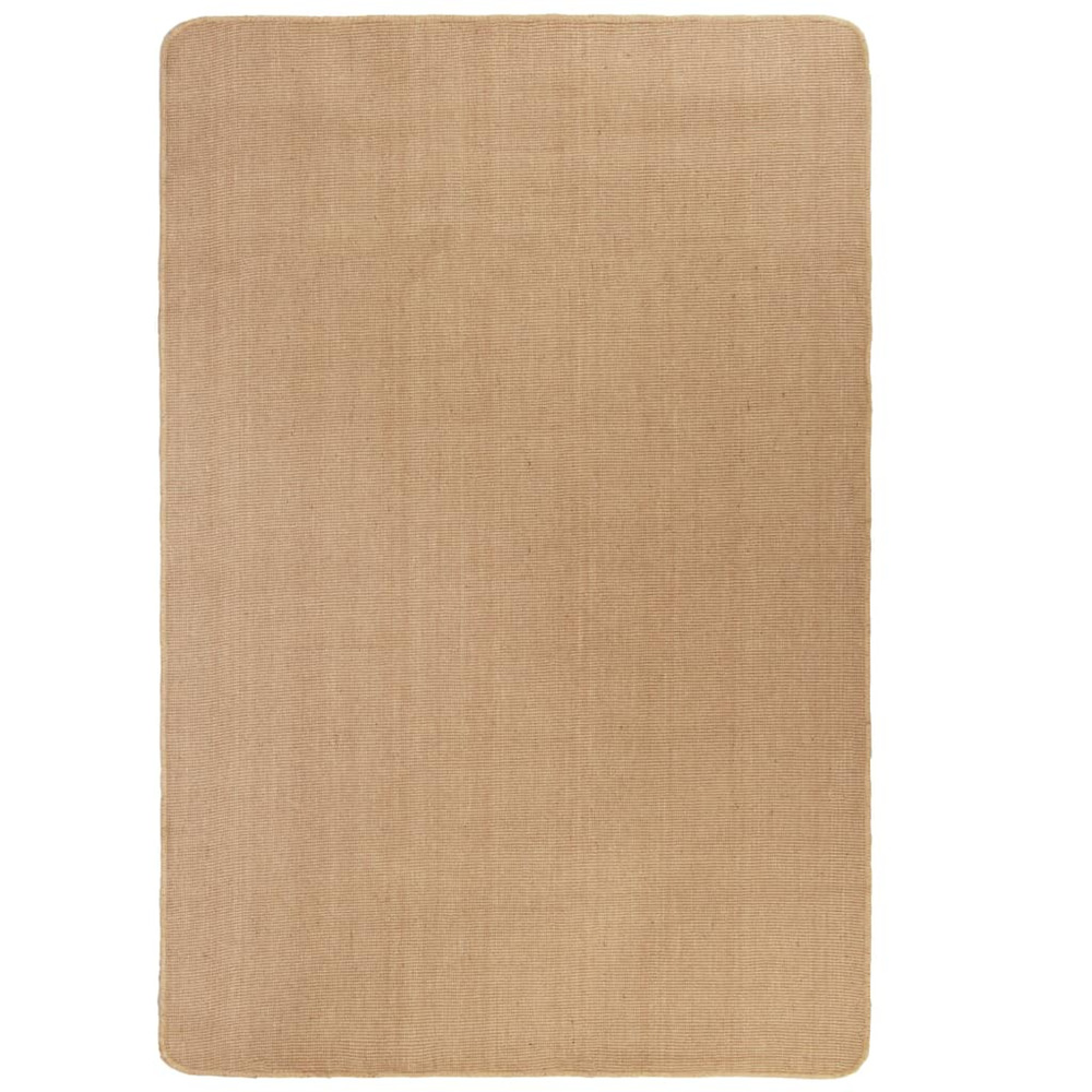 Tapis en jute support latex 140x200cm Naturel