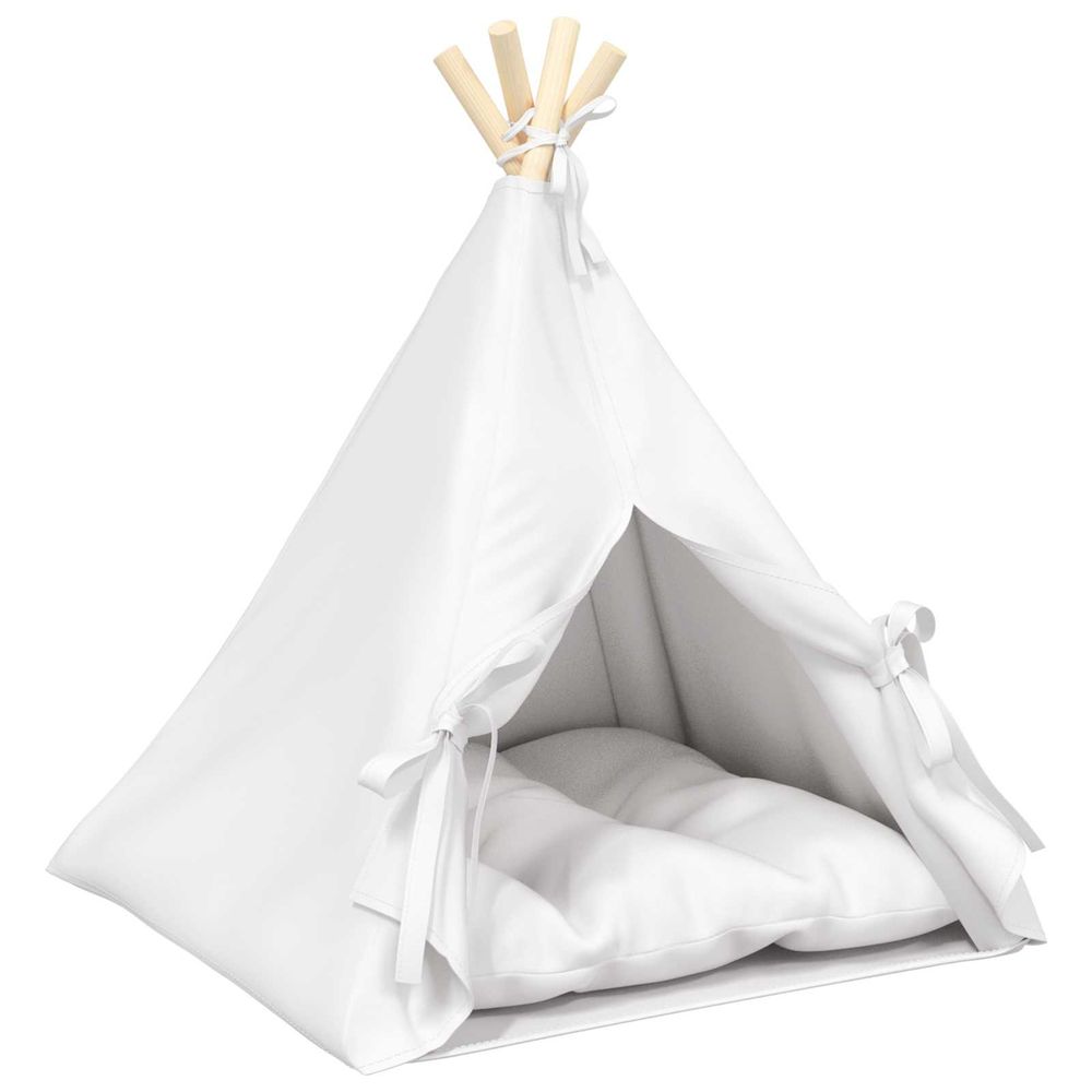 Teepee pour animaux de compagnie avec coussin 50 x 50 x 60 cm