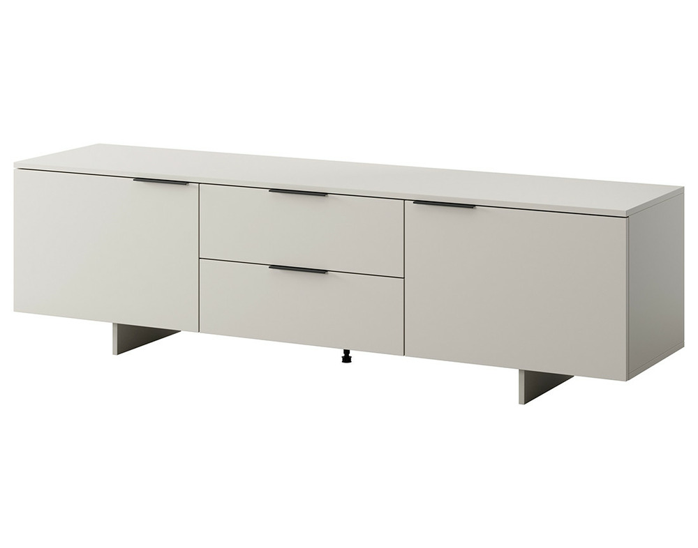 Canterbury - meuble tv - 2 tiroirs et 2 portes - beige - 180 cm