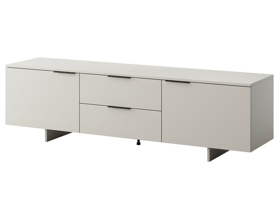 Canterbury - meuble tv - 2 tiroirs et 2 portes - beige - 180 cm