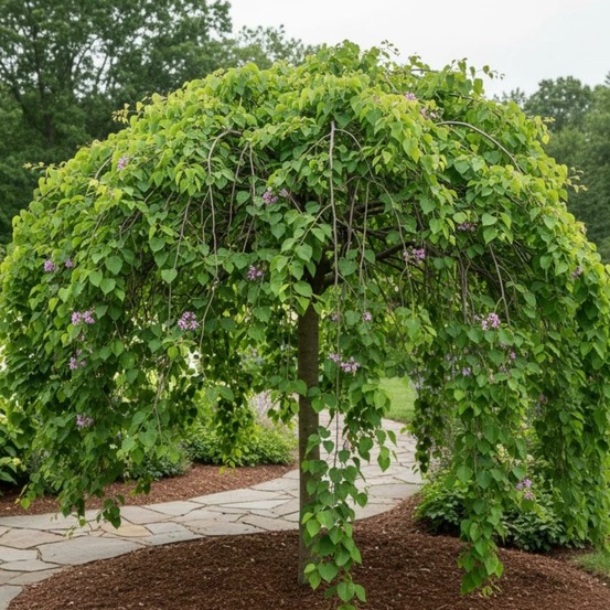 Cercis du canada lavender twist, arbre de judée, gainier du canada pot de 15l - baliveau