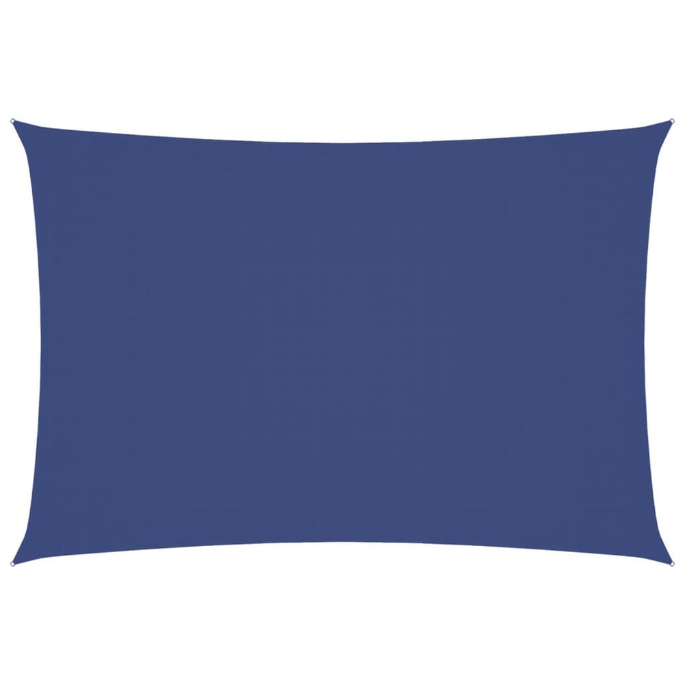 Voile de parasol tissu oxford rectangulaire 2,5x4,5 m bleu