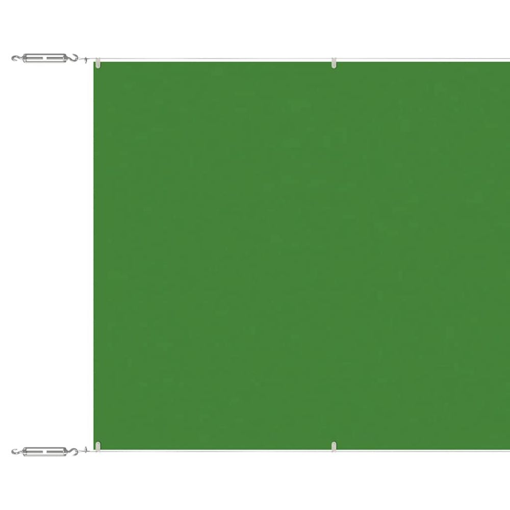 Auvent vertical vert clair 60x1000 cm tissu oxford