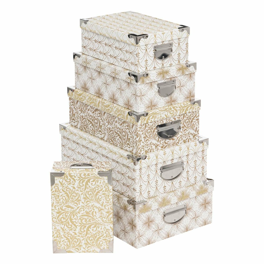 Lot de 6 boîtes pour cadeaux de noël