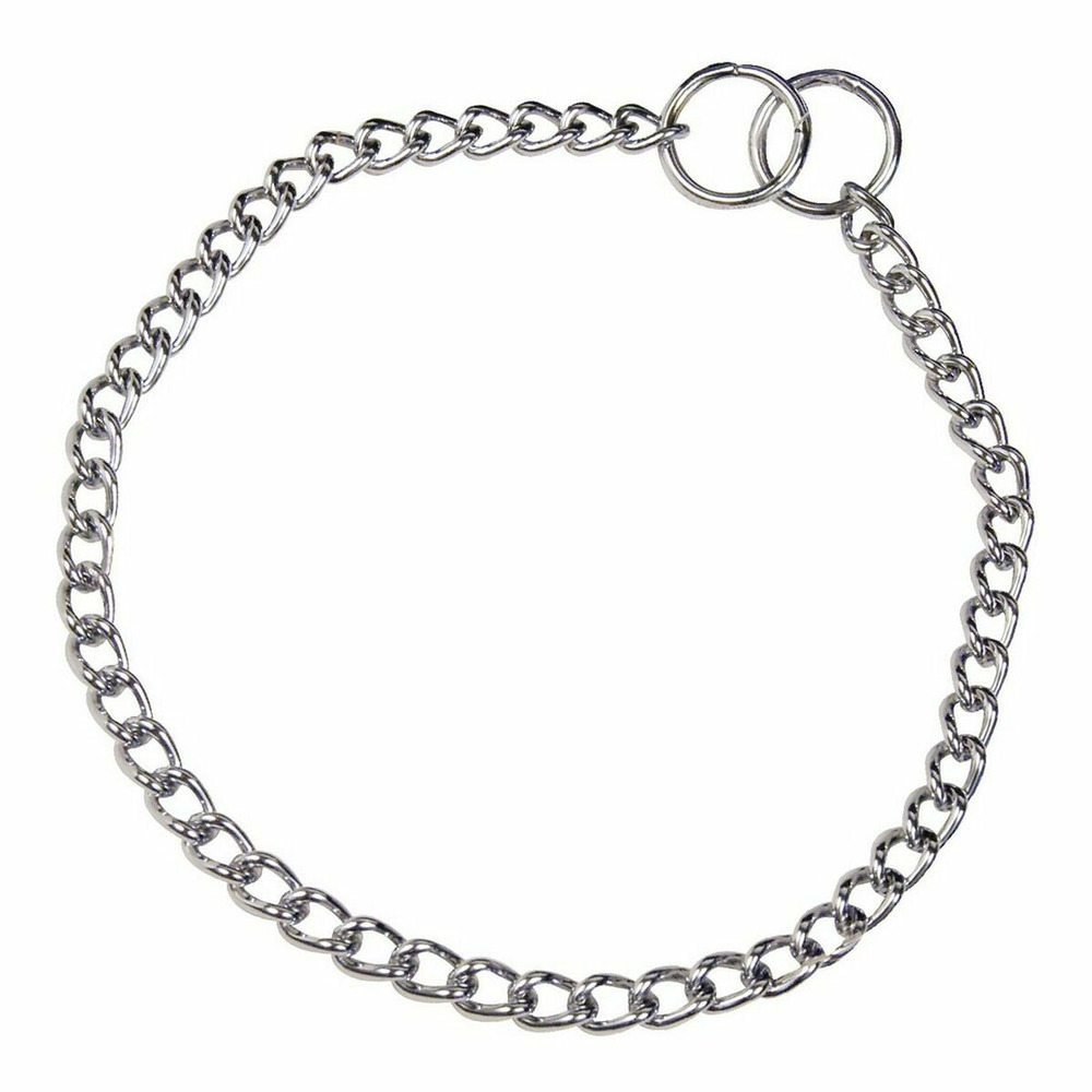 Collier pour chien hs sprenger argenté 2,5 mm maillons torsadé (55 cm)