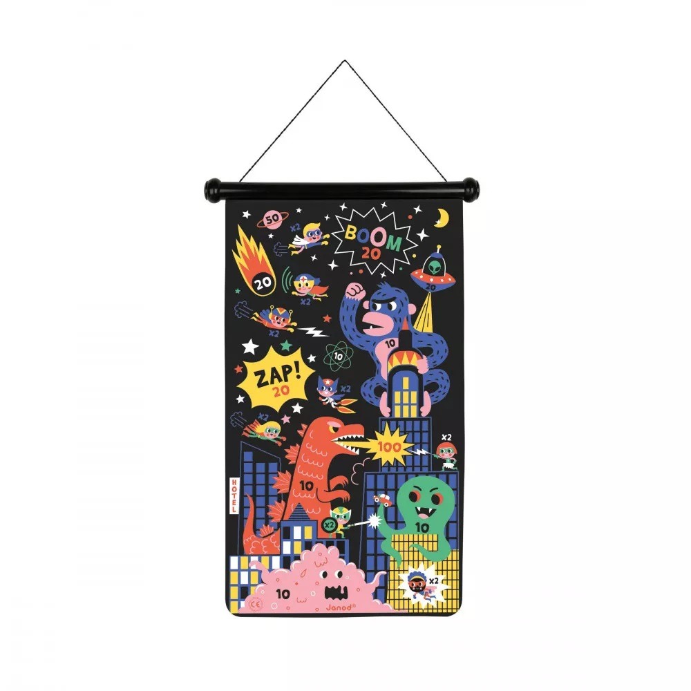 Jeu de fléchettes magnétiques super-héros