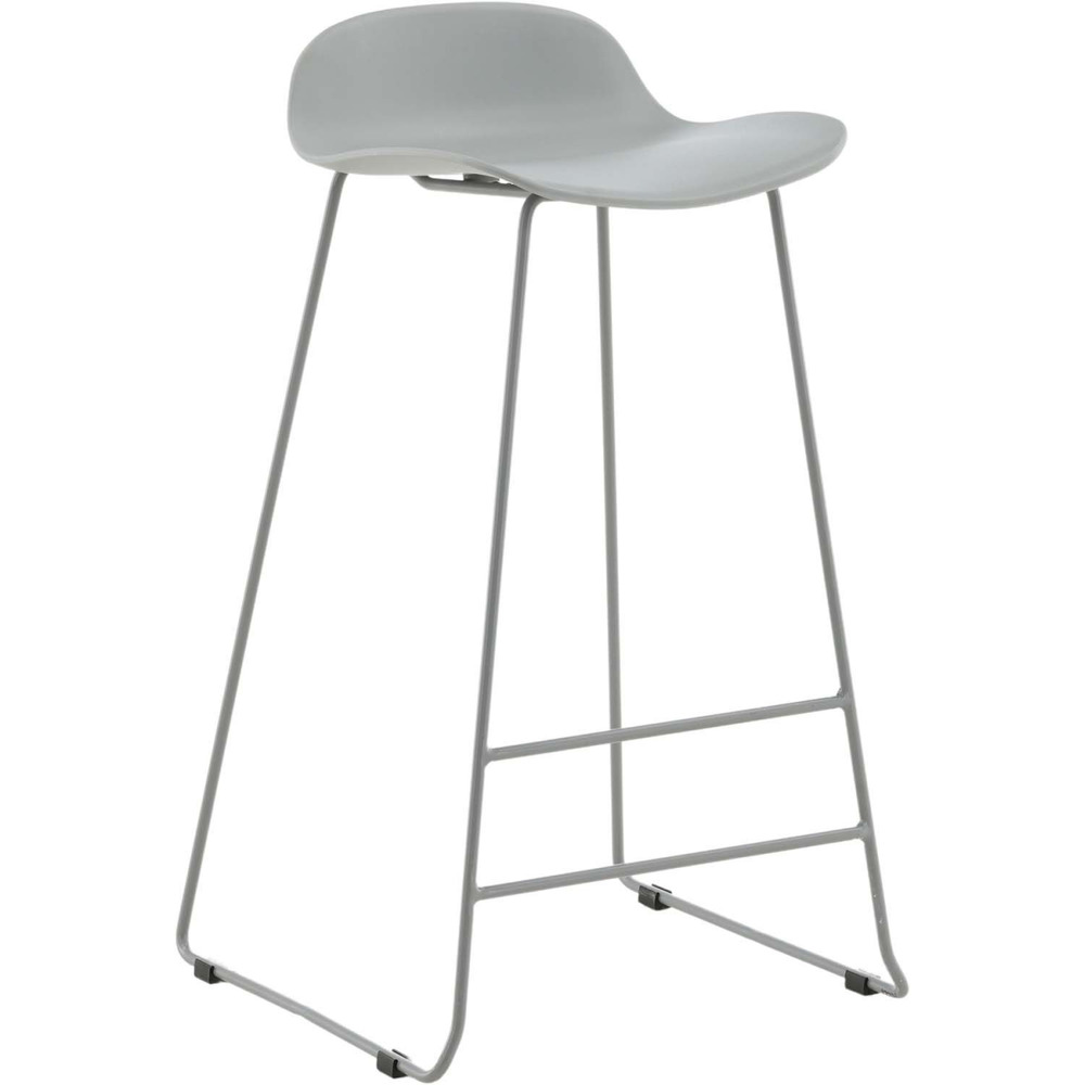 Tabouret de bar en acier et plastique wave