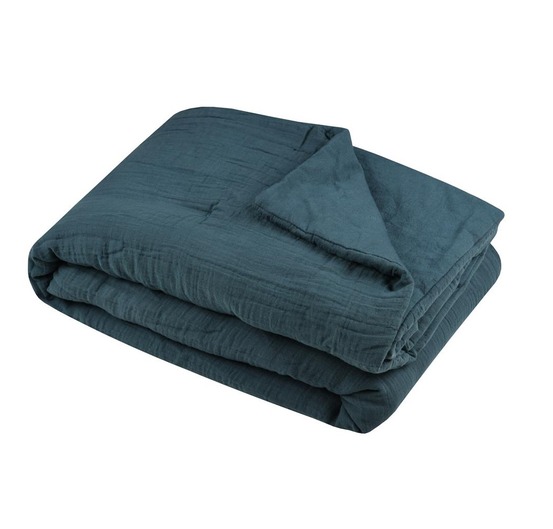 Plaid ou edredon en gaze de coton colors