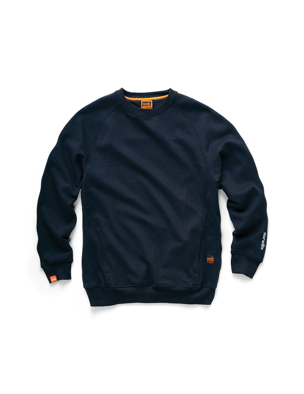 1 sweatshirt eco worker bleu marine - taille xxxl - scruffs